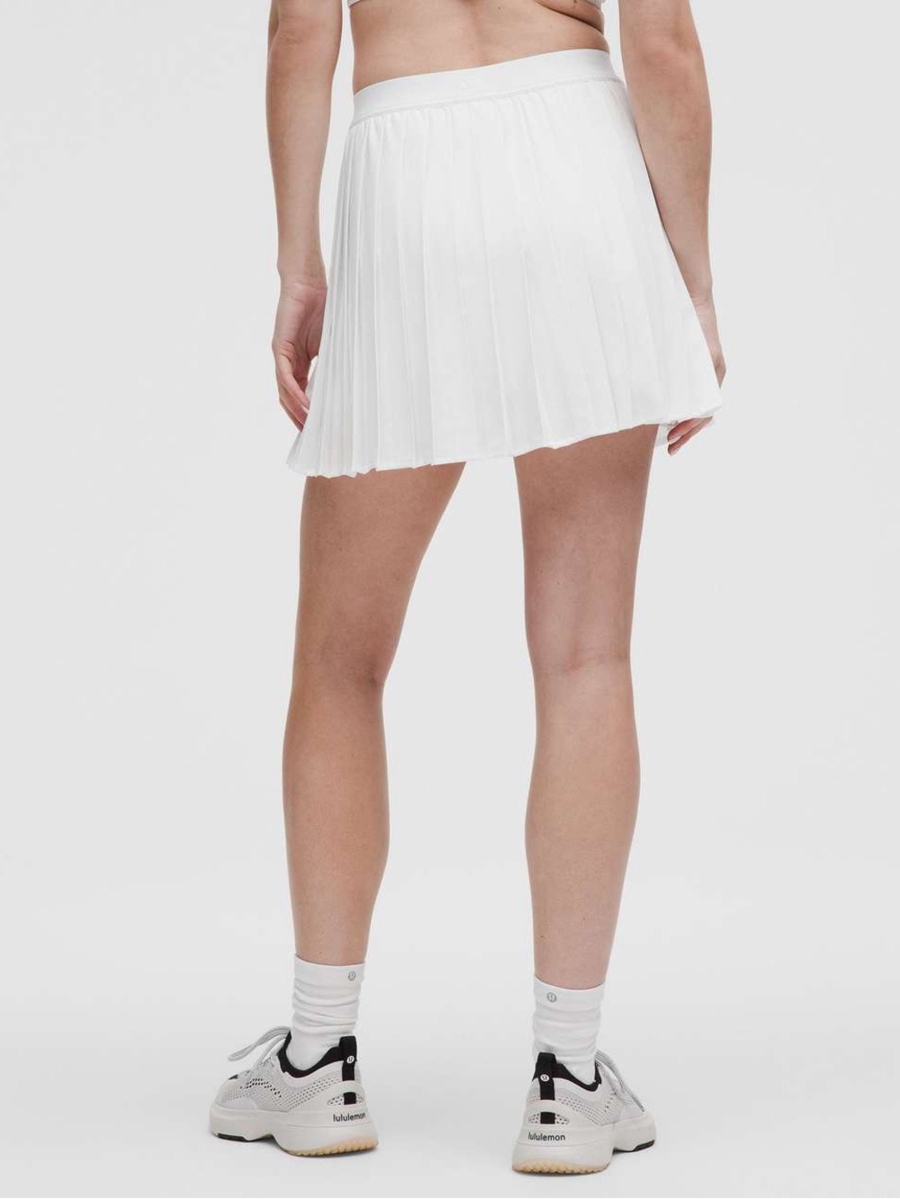 Lululemon High-Rise Pleated Tennis Skirt White
